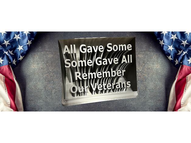 Remember Our Veterans 3d model