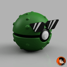 Mr Pickle Pokeball 3d model