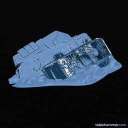 Human Skimmer Wreck (Casualties Scenery) 3d model