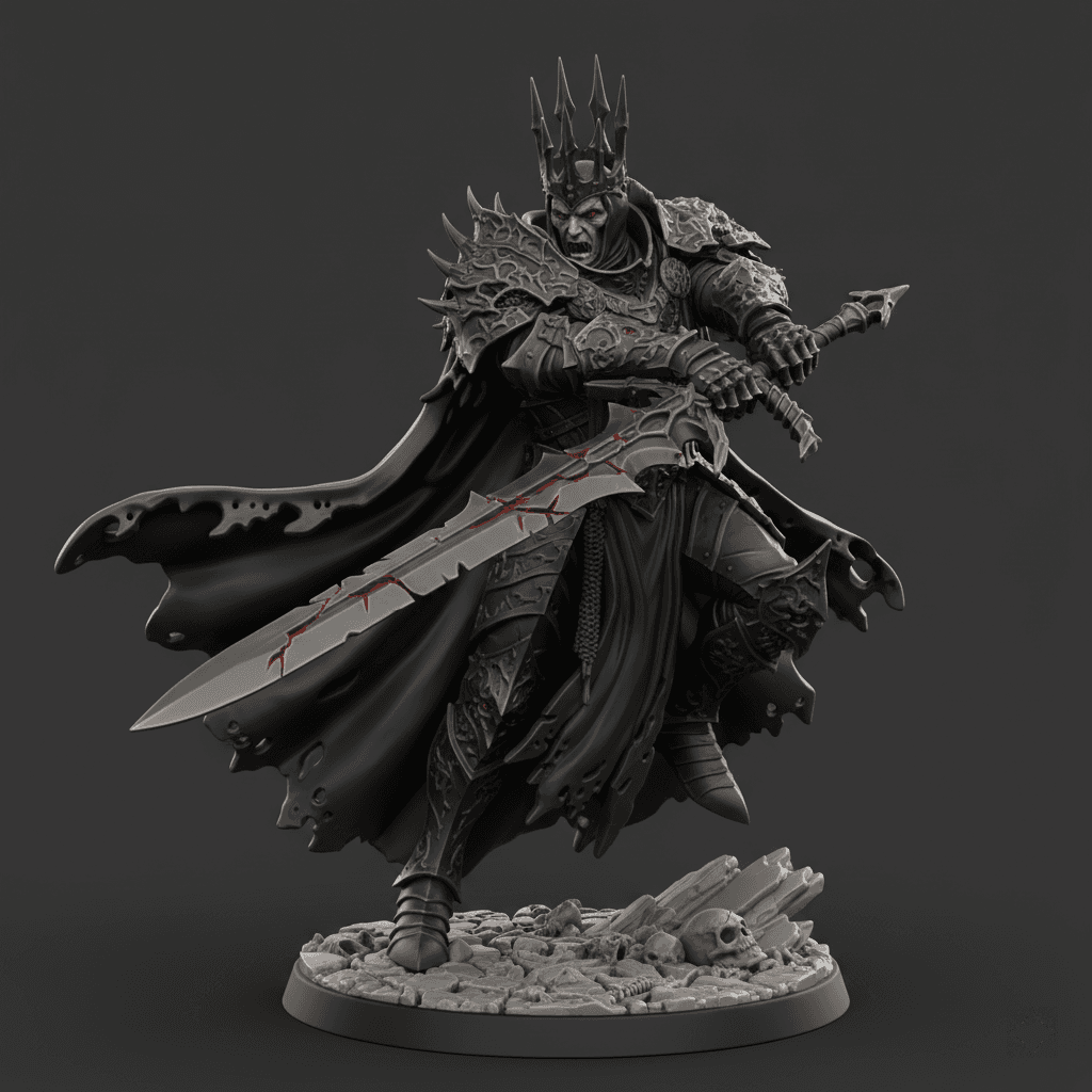 Corrupted King Shattered Crown Premium STL Download 3d model