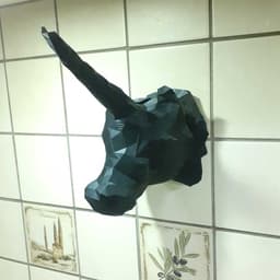 UNICORN PIGGY BANK (NO SUPPORTS + FOR MOUNTING ON WALL) 3d model