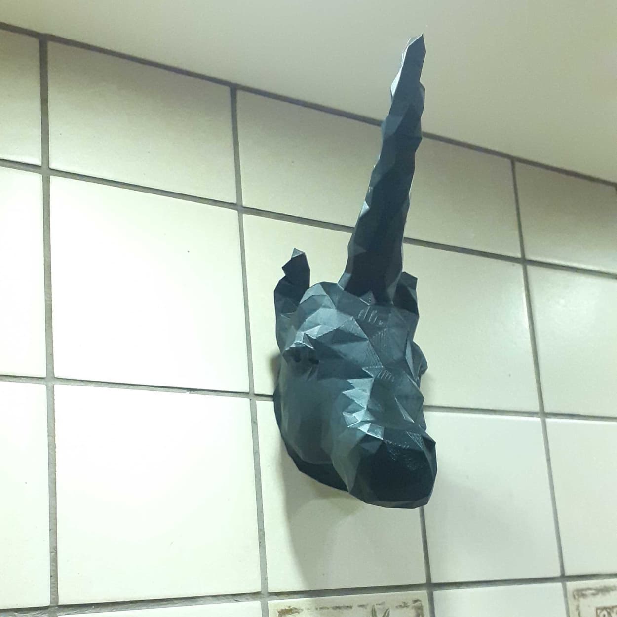 UNICORN PIGGY BANK (NO SUPPORTS + FOR MOUNTING ON WALL) 3d model