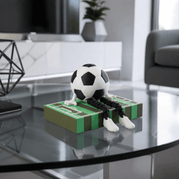 Soccer Ball Flexi Toy - Articulated Football Collectible 3d model