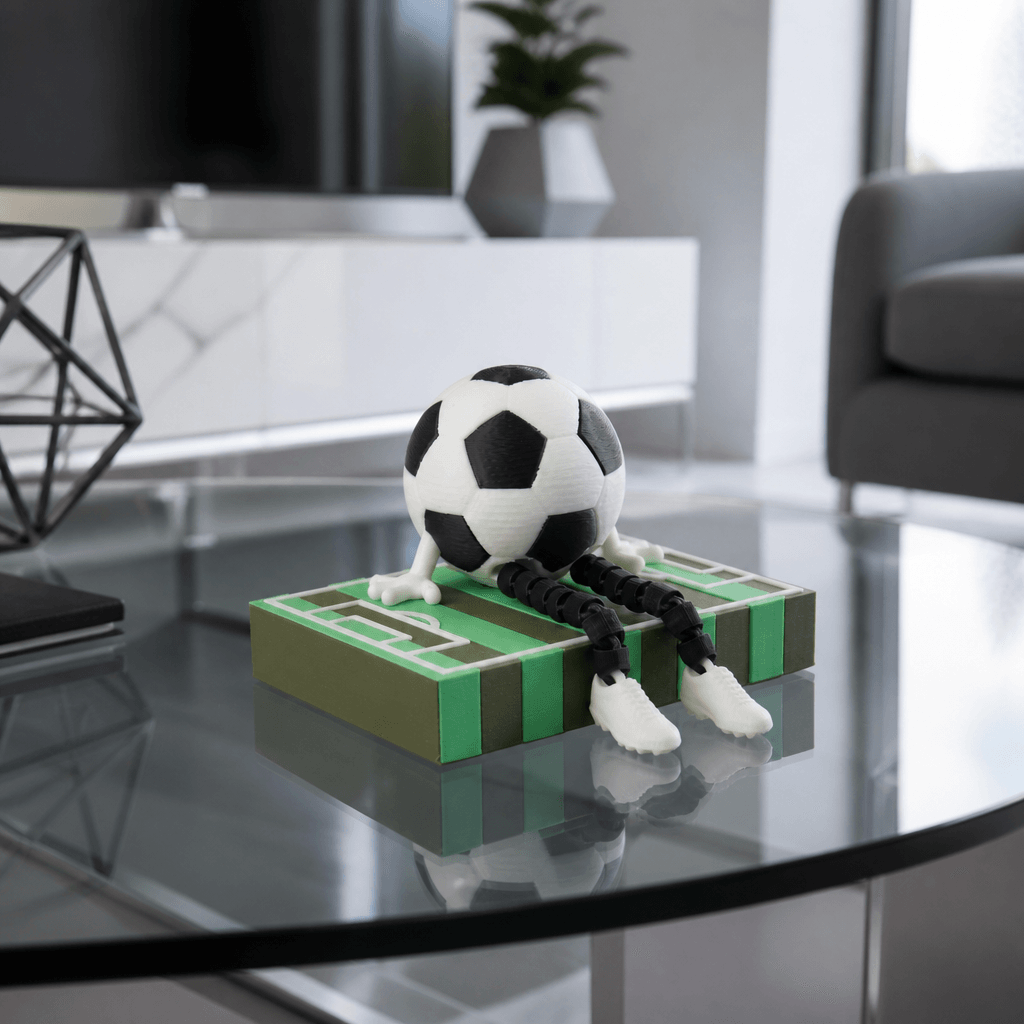 Soccer Ball Flexi Toy - Articulated Football Collectible 3d model