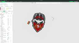 San Francisco 49ers Face Plate 3d model
