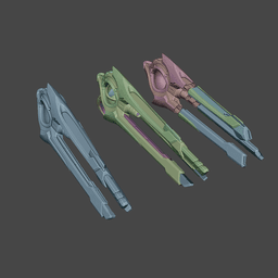 Domina Photon Magnum Cosplay Prop Overwatch 3d model