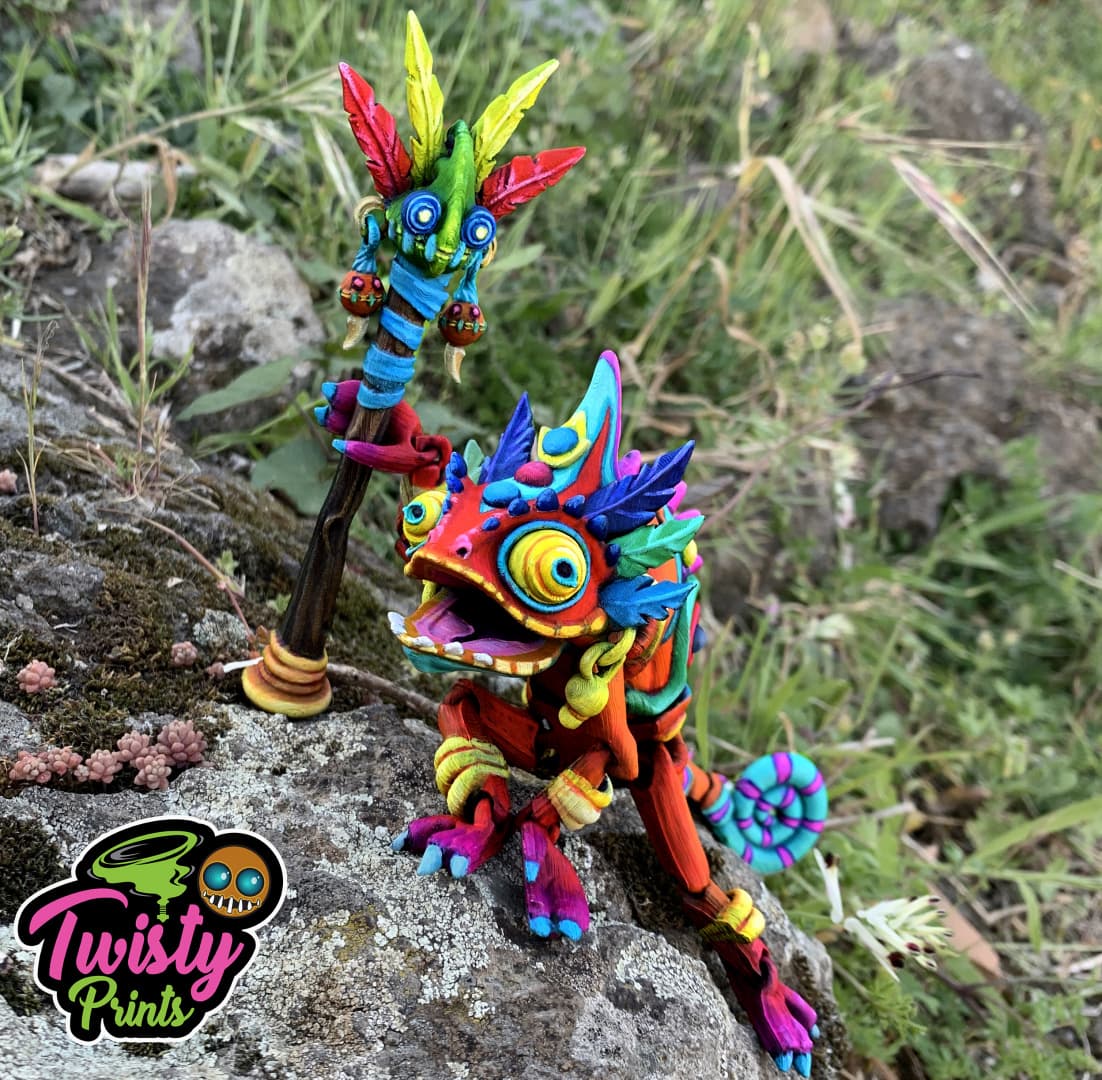 Shaman Chameleon 3d model