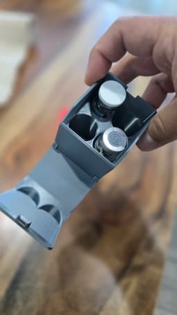 Free 10ml 2x2 Box – Print-in-Place Hinged Storage 3d model