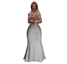 Sexy Bride v2 3d model