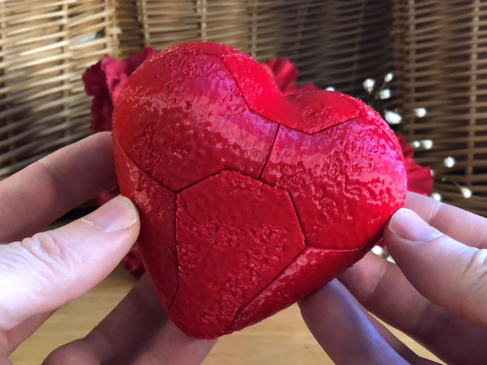 Valentine's day heart puzzle 3d model