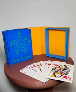 Customizable Playing Card Book Storage 3d model