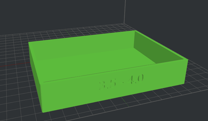 Tray for 3.5 to 4.0 mm screws 3d model