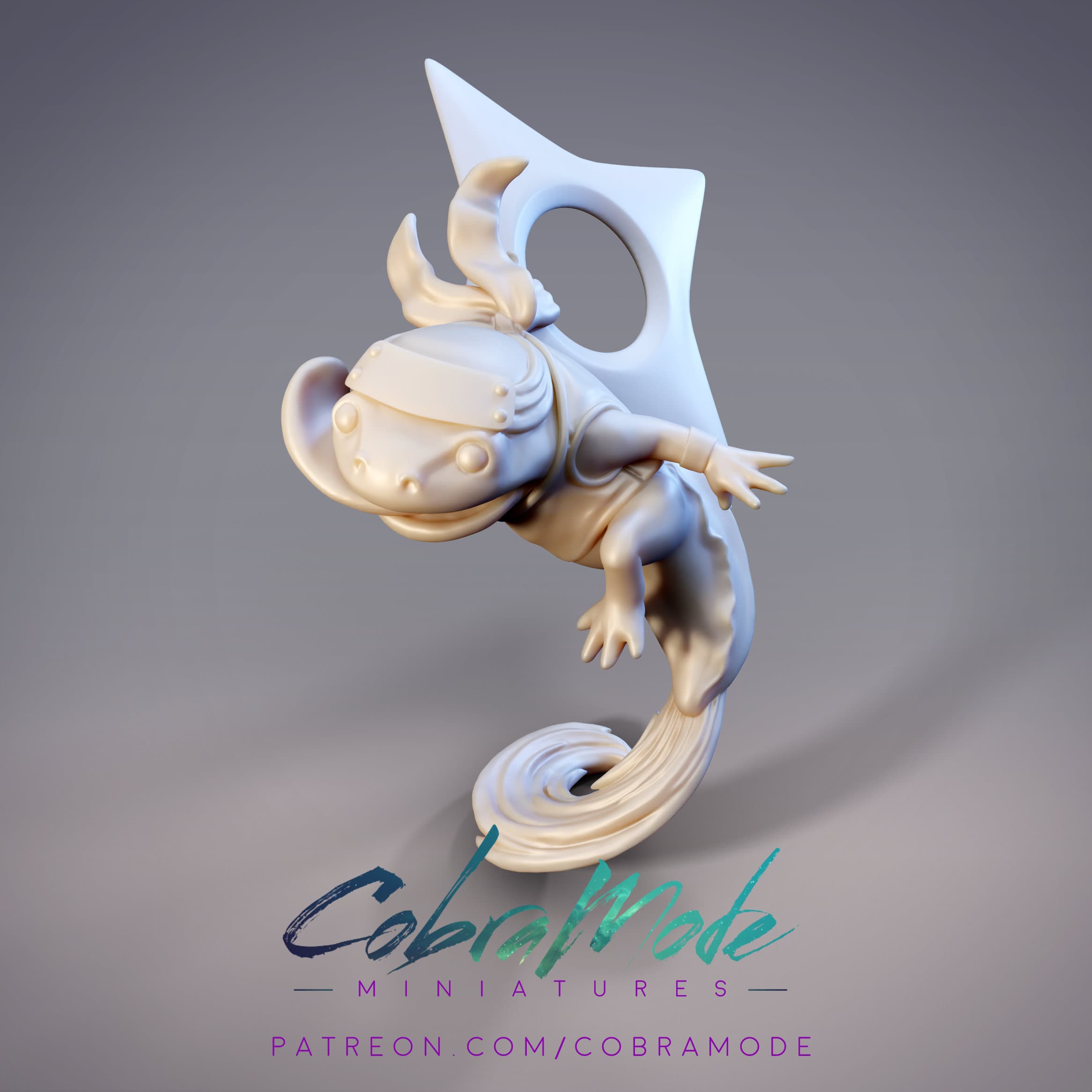 Hanako, Hanzaki Ninja (Shuriken) (Pre-Supported) 3d model