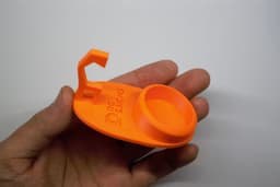 Citadel paint pot holder with lid hanger 3d model