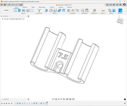 Xylophone mallet clip 3d model