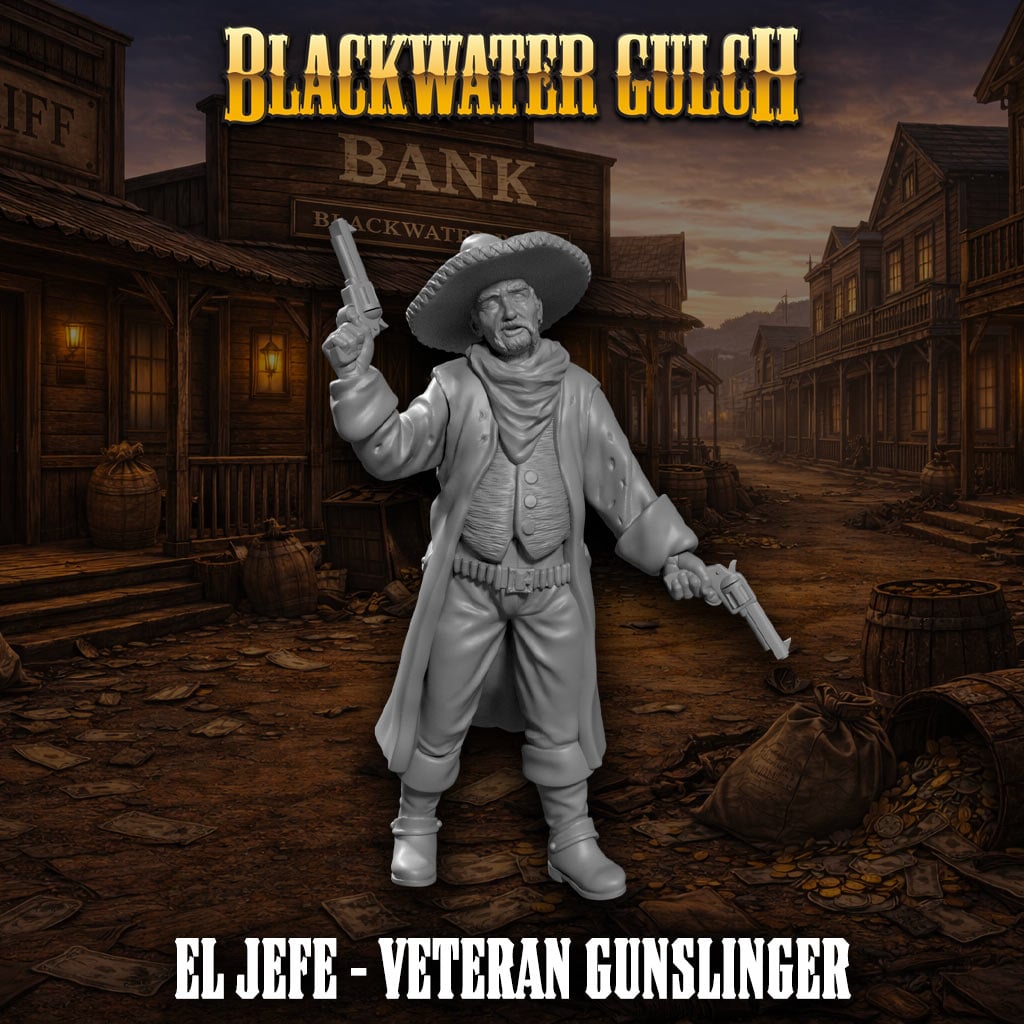 El Jefe - Heroic Gunslinger 3d model