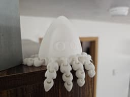 Bloopy Video Game Squid 3d model