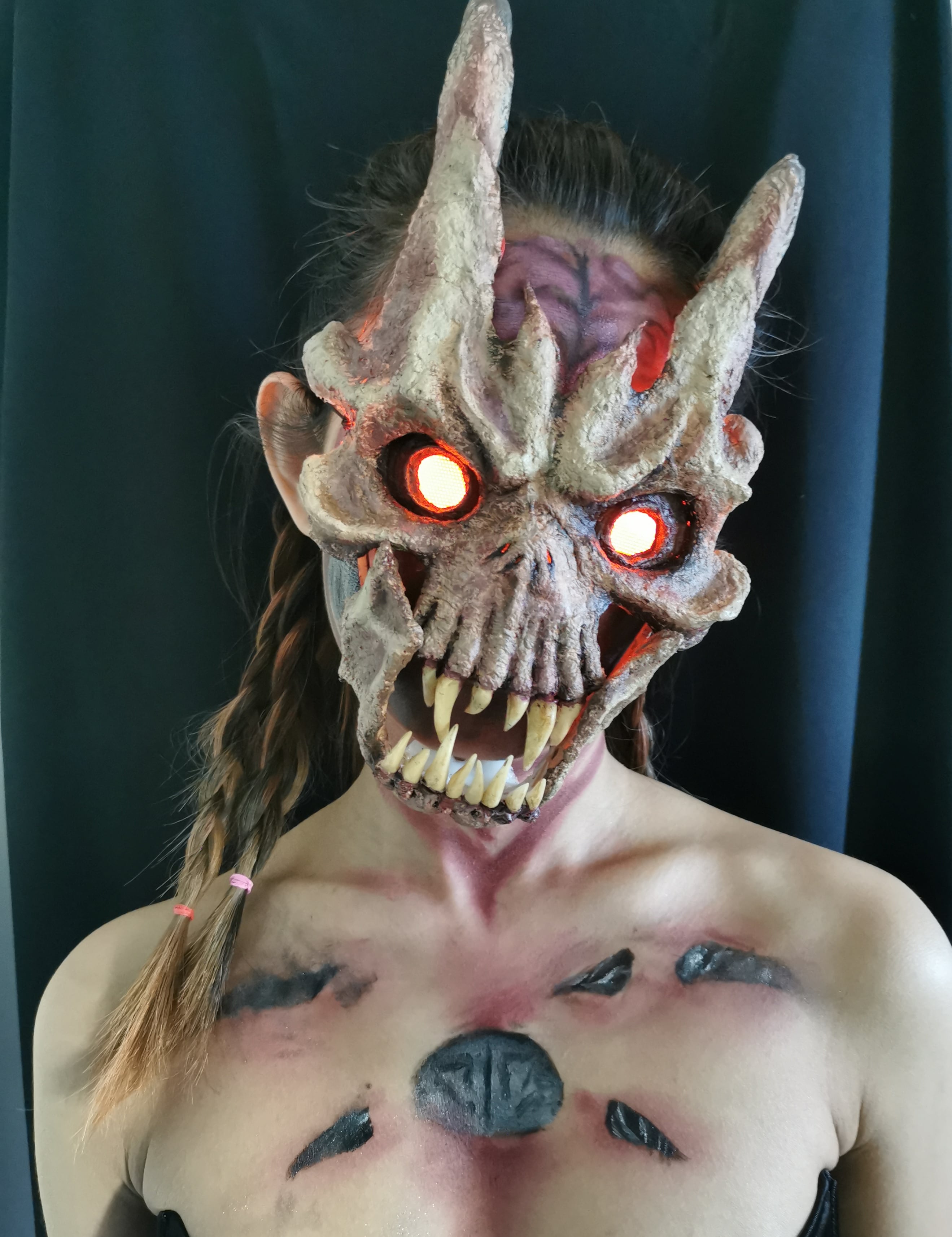 Demon mask.stl 3d model
