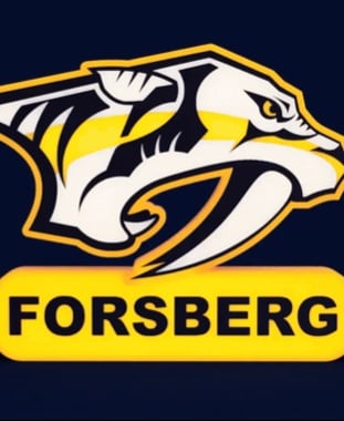 Nashville Predators Sign - LED Strip Compatible 3d model