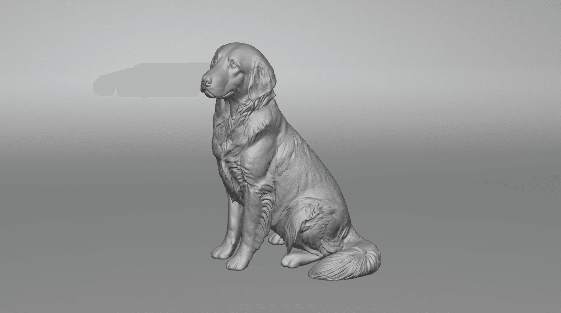 Golden Retriever dog 3d model