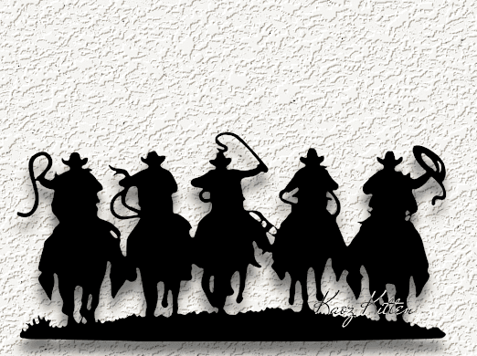 country western rodeo WALL ART HOME DECORboys.stl 3d model