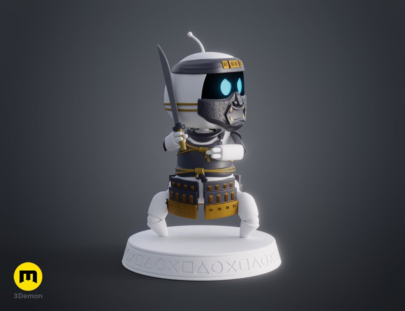 Astro Bot - Jin Sakai Ghost of Tsushima 3d model