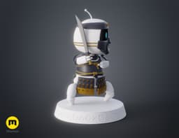 Astro Bot - Jin Sakai Ghost of Tsushima 3d model