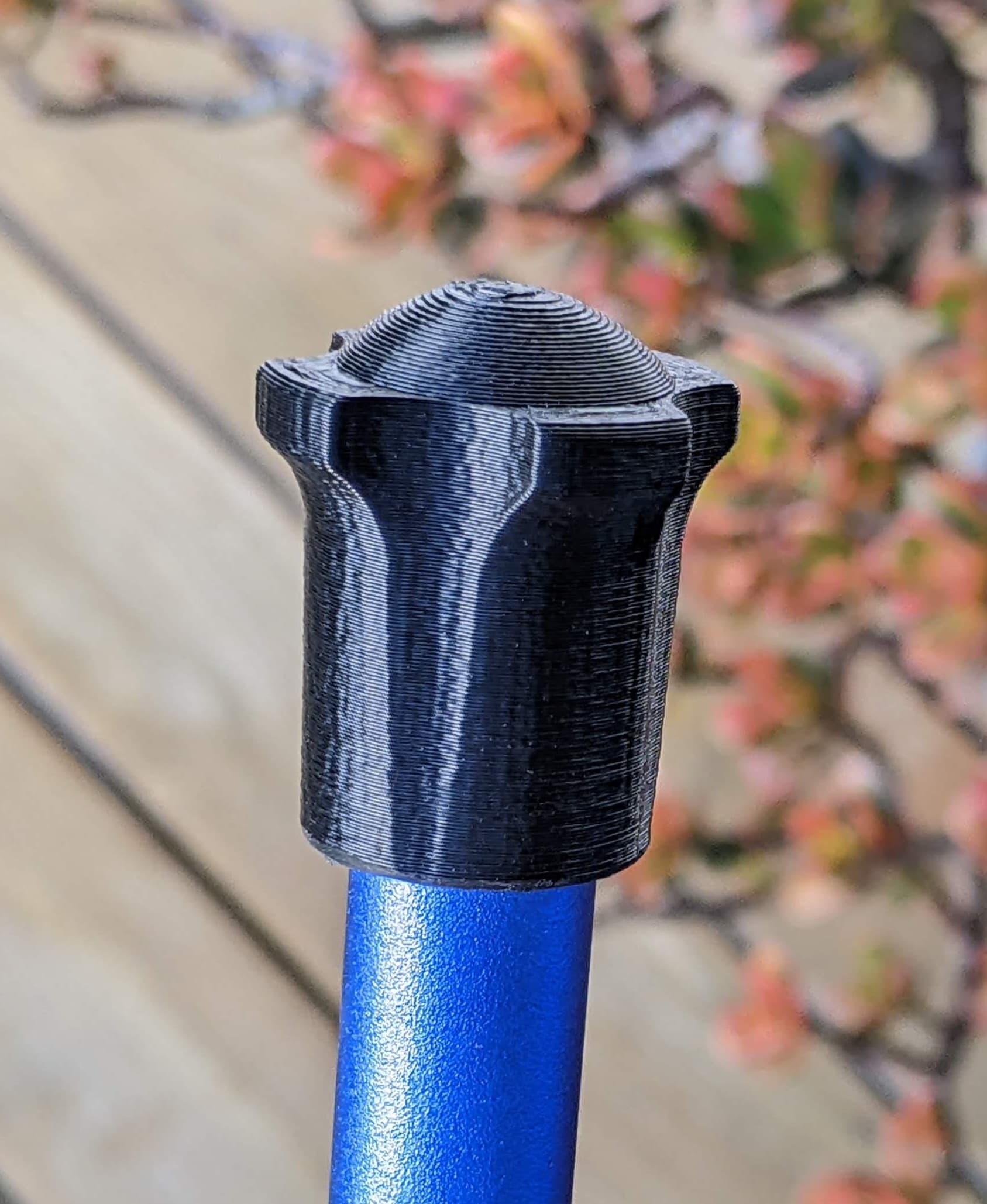 Thanks for the stl. I scaled it down by 0.94 to get a tight fit.
