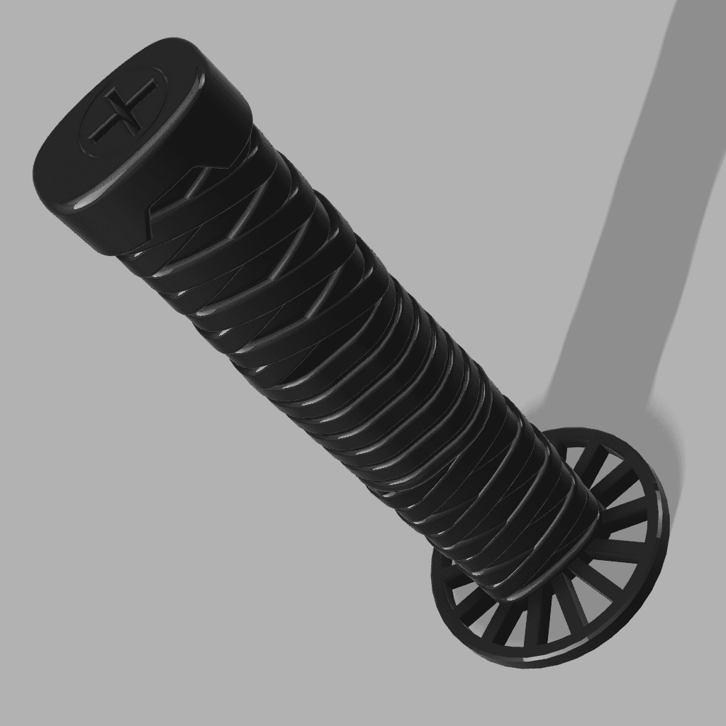 TANJIROS 1ST KATANA SWORD - PRINT IN PLACE - ONLY SWORD WITH REPLACEABLE SWORD 3d model