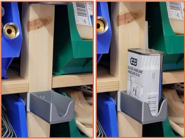Parametric Rectangular Bottle Holders 3d model