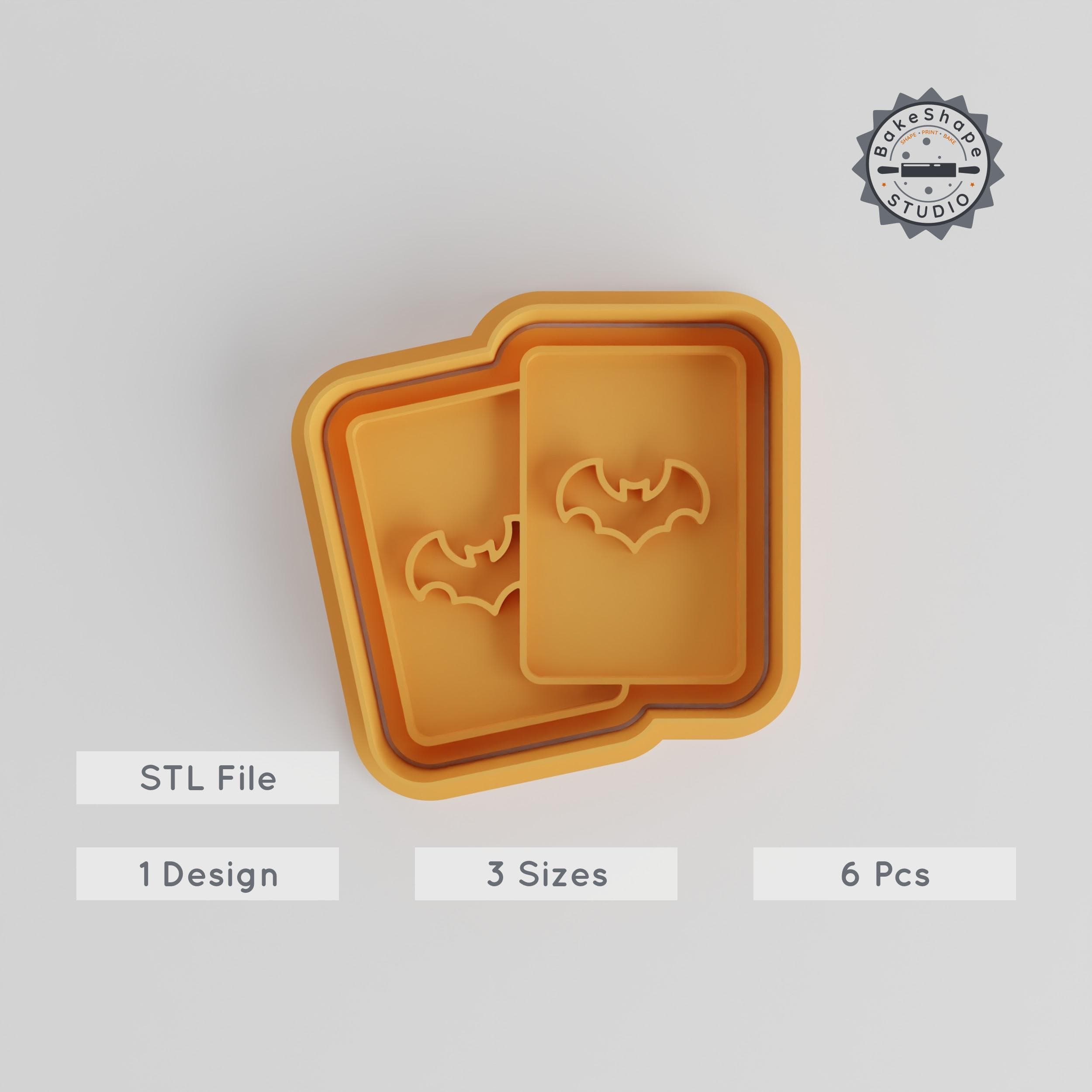 Playing Cards Shape Cutter & Stamp, Cookie & Fondant Decorating, Set of 6, S/M/L, Halloween, Party Decorations, Fortune Teller Theme PRODUCT_4327 3d model