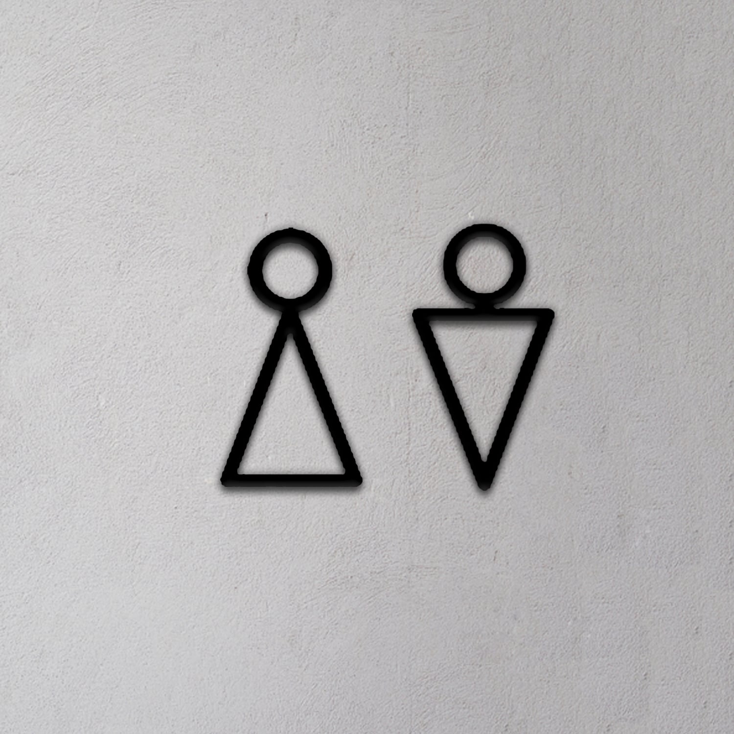 Toilet Sign 3d model