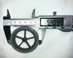 EGW-80 EDF wheel 54mm 3d model
