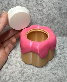 Kawaii Dessert Container 3d model