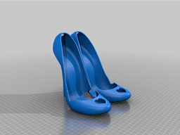 Barbie shoe tablet surport 3d model