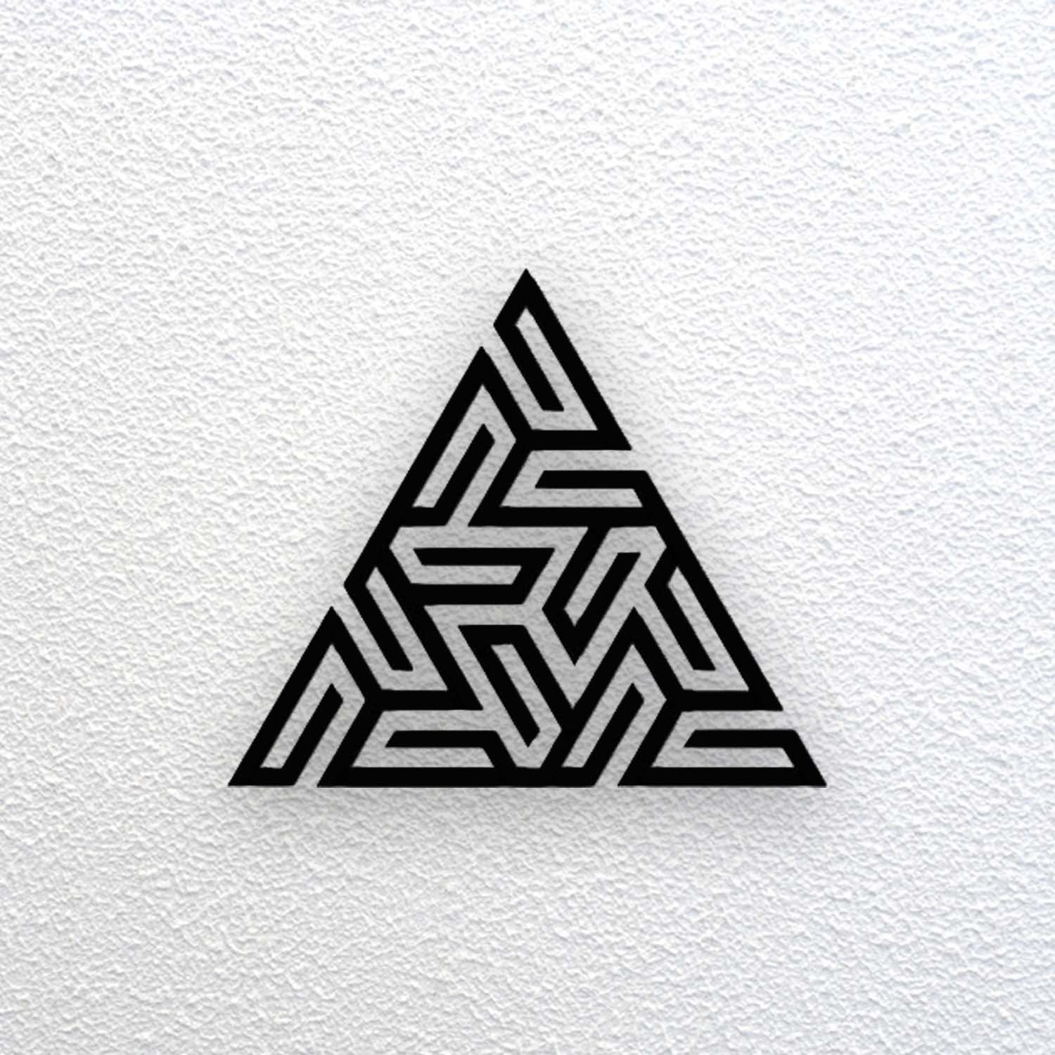 Triangle Wall Art 3d model