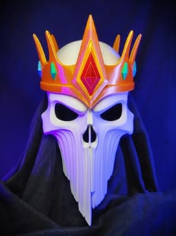 The Skeleton King- Helmet-Mask 3d model
