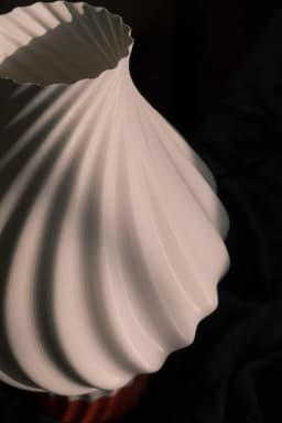 Small Table/Bedside Lamp - AmberSwirl 3d model