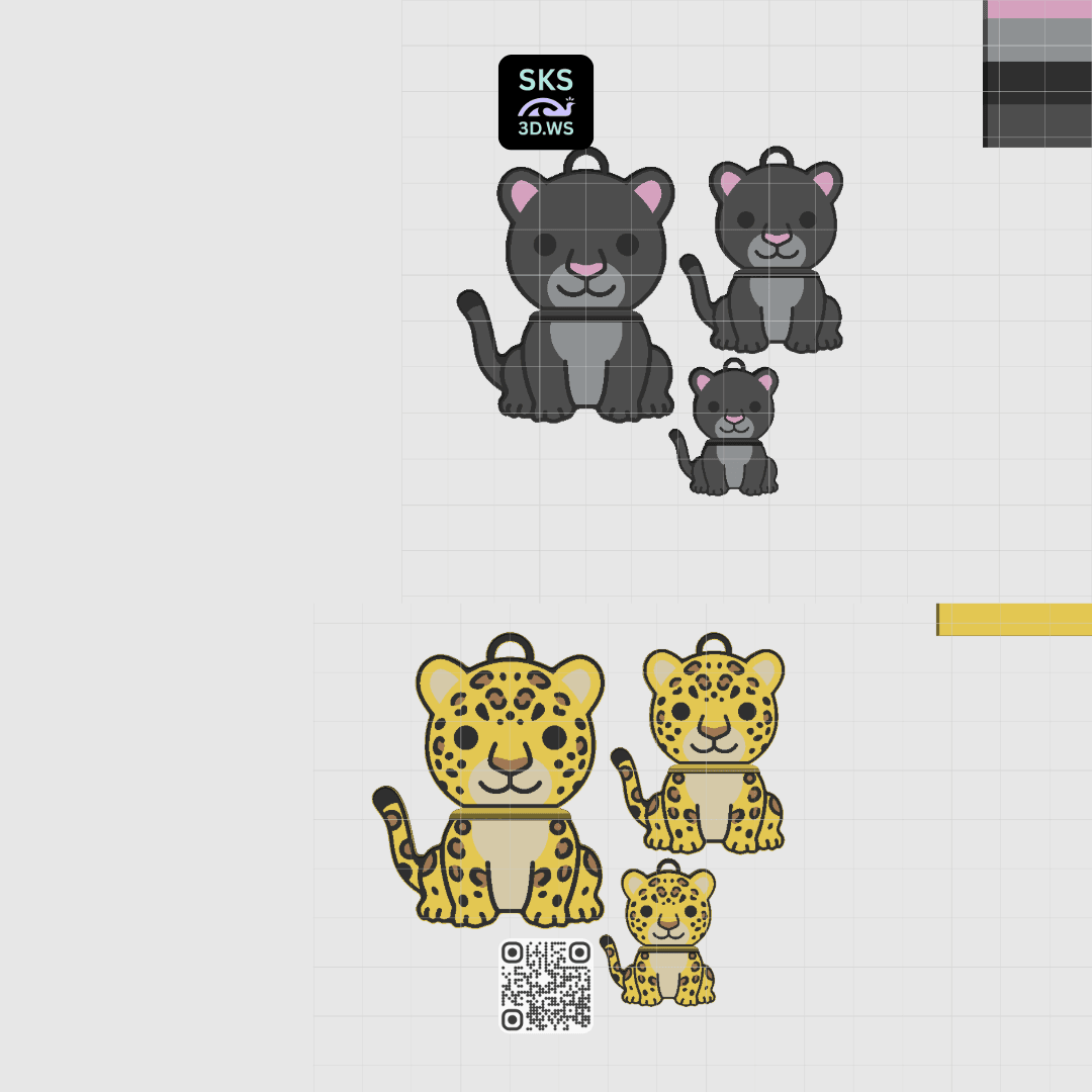 The Complete Jaguar Fidget Pack 3d model