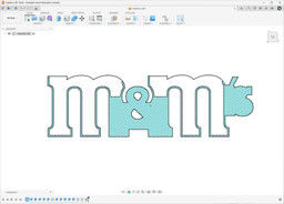 M&M's logo bucket 3d model