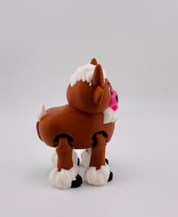 Fuzzy Cow Flexi 3d model