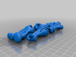 Davision3d Articulated Skeleton at 150% 3d model
