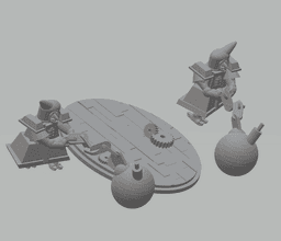 FHW: Oxchan/ Zorblin Sapper Cult Bomber trooper pose a 3d model