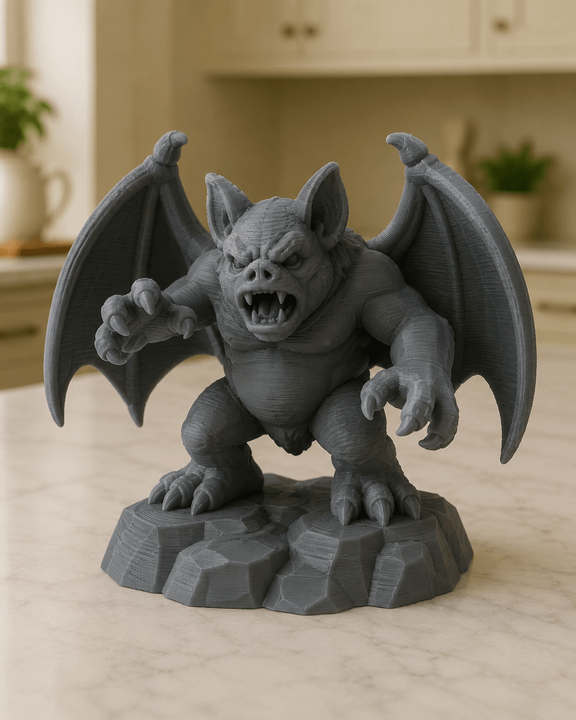 Gargoyle Demon STL 3d model