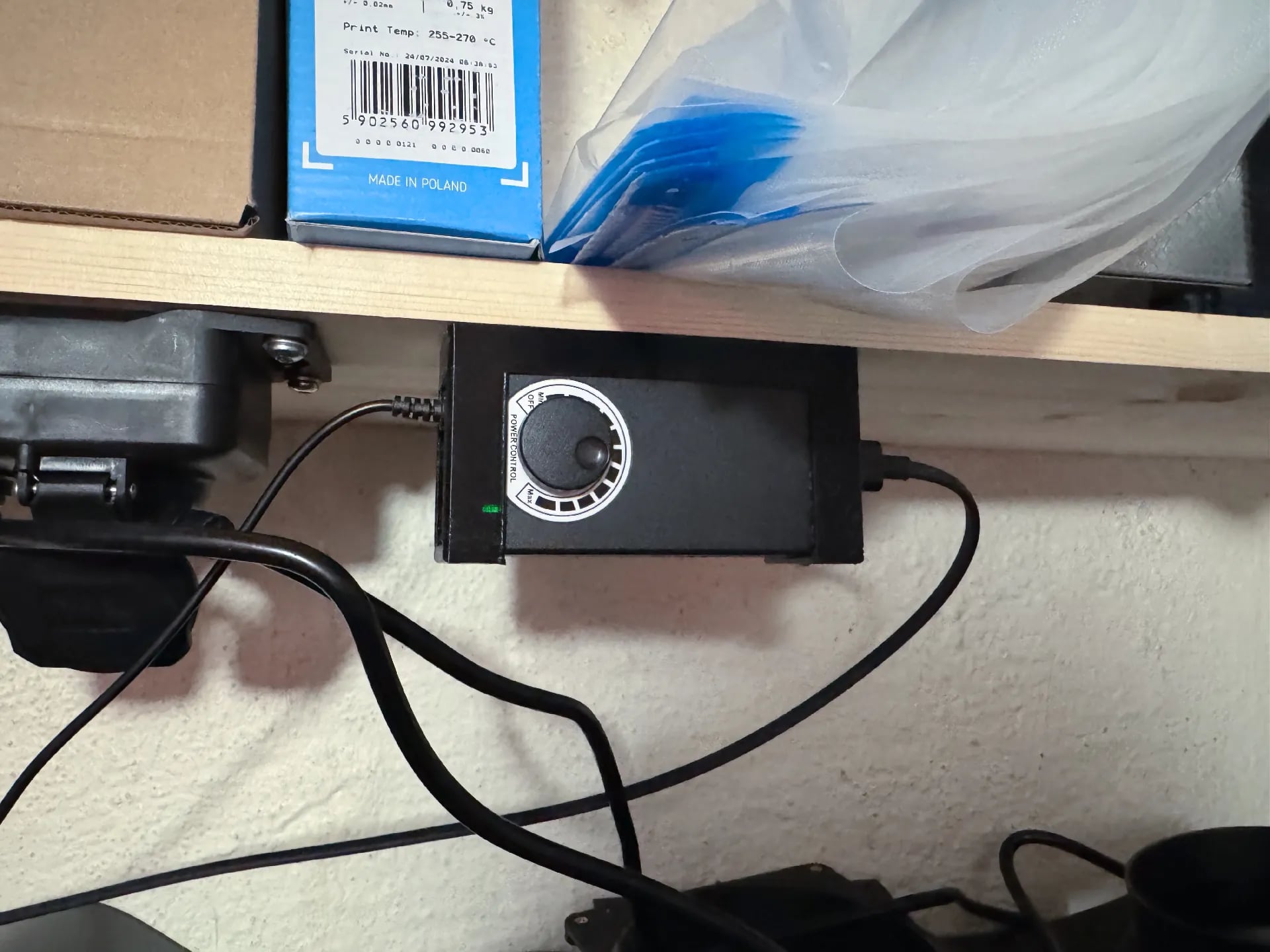 Puluz Light Box Power Supply Mount 3d model