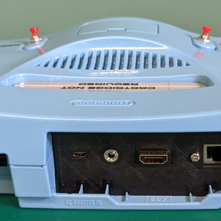 n64-modded-front-usb-ports-plug-stl.stl 3d model