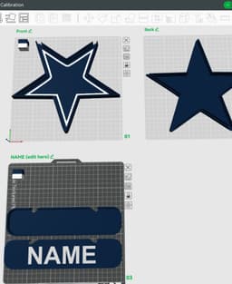 Dallas Cowboys Sign – LED Strip Compatible 3d model