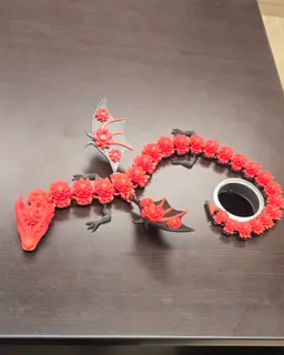 It printed almost completely perfect but for some reason the very first flower after the head messed up. Not sure if it was the printer or something else. The print in other areas at the same z axis printed fine. Might print again with it facing a different direction to see if it happens again. 3d model