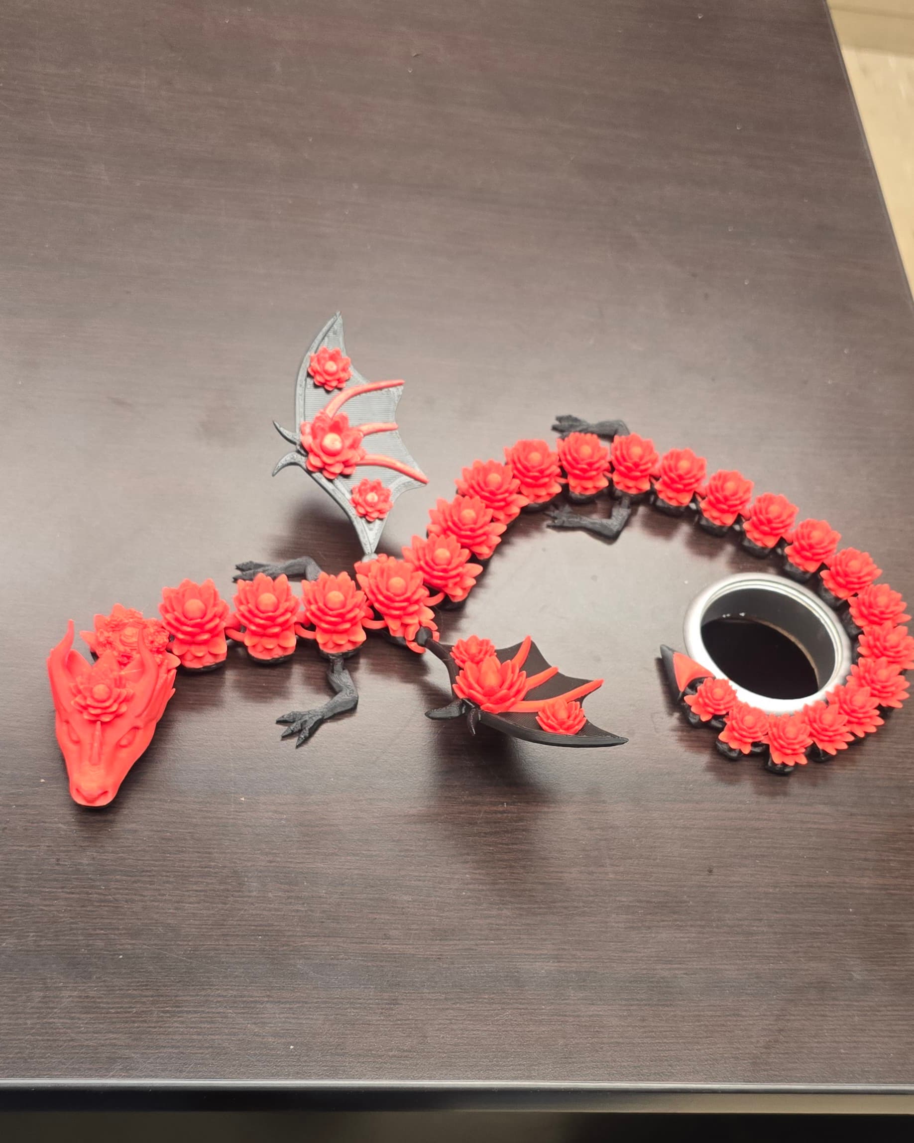 It printed almost completely perfect but for some reason the very first flower after the head messed up. Not sure if it was the printer or something else. The print in other areas at the same z axis printed fine. Might print again with it facing a different direction to see if it happens again.