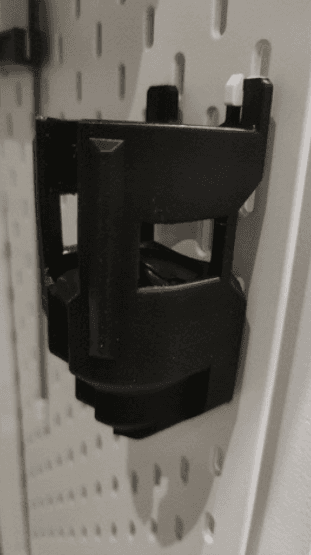 Dremel 4000 Skadis Ikea mount 3d model